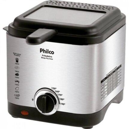 Fritadeira Elétrica Philco Deep Fry 1,8 Litros Inox