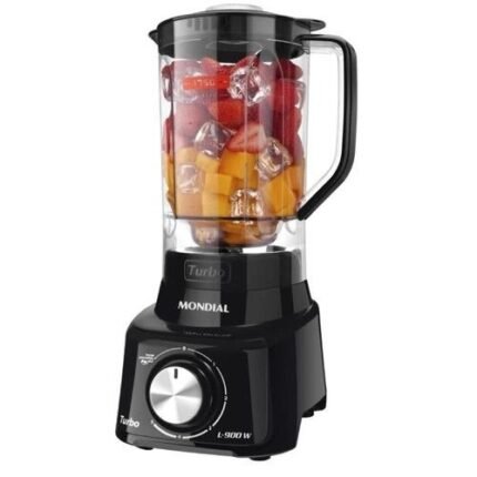 Liquidificador Turbo Full Mondial L-900 FB Preto 900W - 110v
